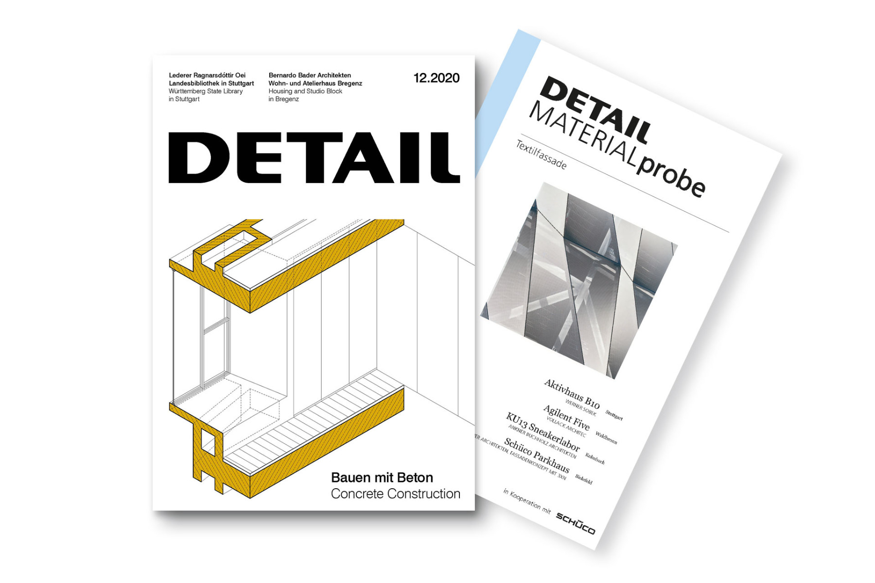 Sch&uuml;co Textilfassade - Detail 12.2020