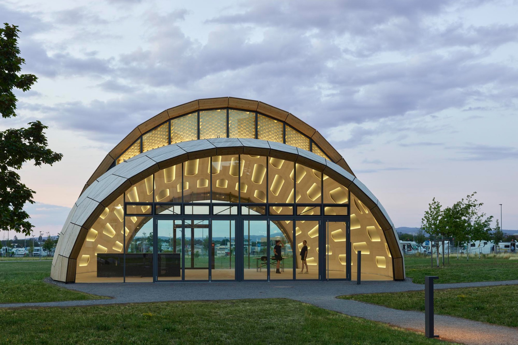 LivMatS Biomimentic Shell, &copy; ICD/ITKE/IntCDC University of Stuttgart, Photo: Roland Halbe