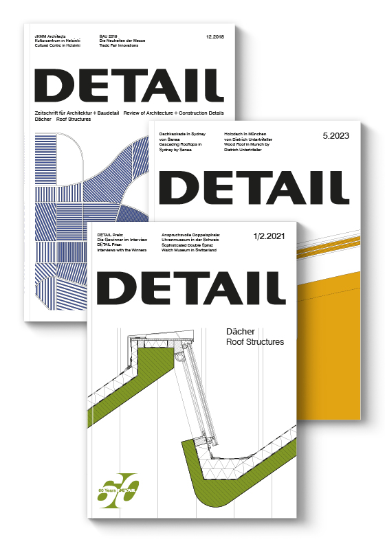 Auf dem Cover sind die 3 verschiedenen Hefte zu sehen, die zum Thema D&auml;cher zusammen gestellt worden sind.