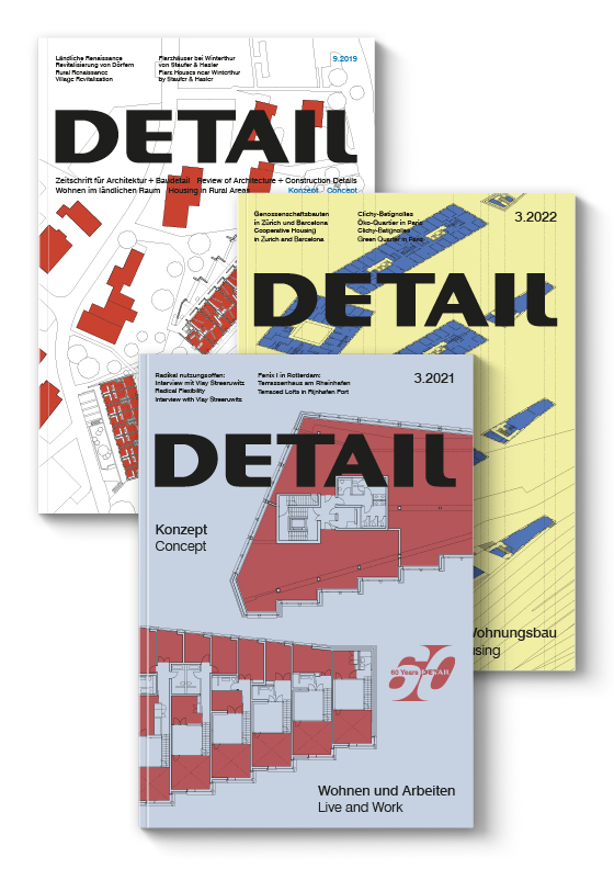 Auf dem Cover sind die 3 verschiedenen Hefte zu sehen, die zum Thema Wohnen zusammen gestellt worden sind.