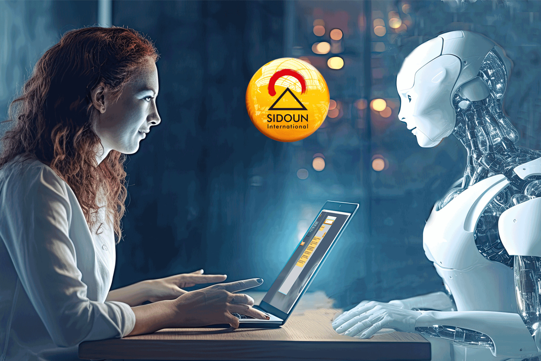 Die KI-Kollegin ist mit passenden Antworten immer für Sie da. © Sidoun