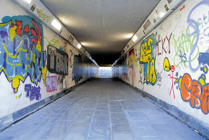 Graffiti leicht entfernen