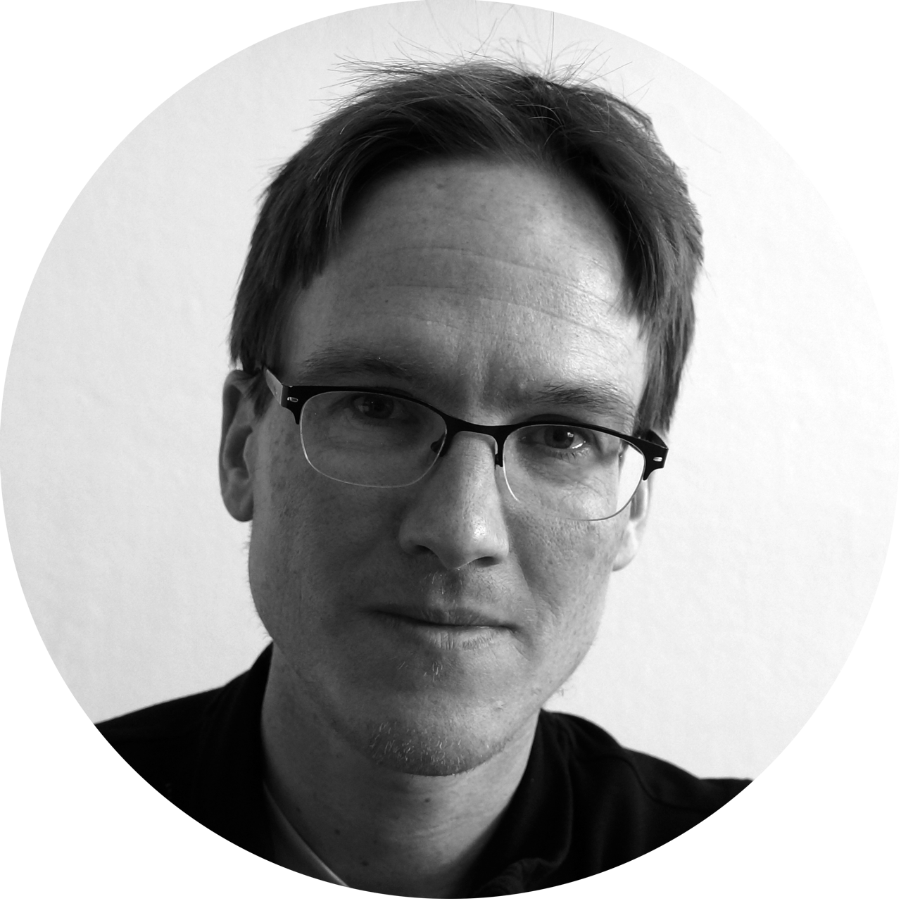 Schwarz-Wei&szlig; Portrait von Jakob Schoof