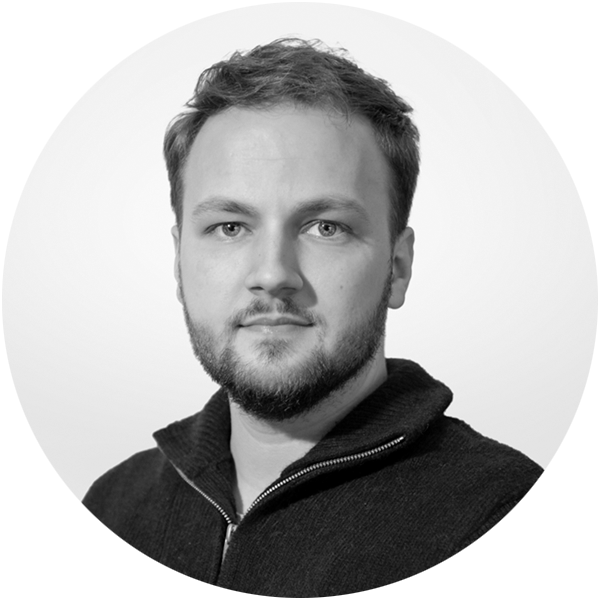 Schwarz-Wei&szlig; Portrait von Pascal Bach